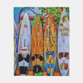 Aloha Yall Fleece Deken (Voorkant)