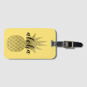 Aloha Yellow Gold Pineapple Tropische Vacking Bagagelabel (Voorkant (horizontaal))