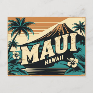 Aloha Yesterday Vintage & Retro van Maui, Hawaï Briefkaart