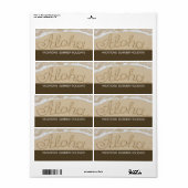 Aloha-zand Etiket (Full Sheet)