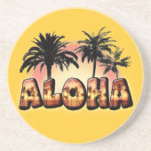 Aloha Zandsteen Onderzetter (Voorkant)