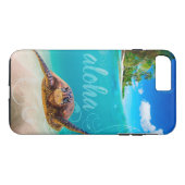 Aloha Zee Turtle iPhone 7 Plus Hoesje (Achterkant (Horizontaal))
