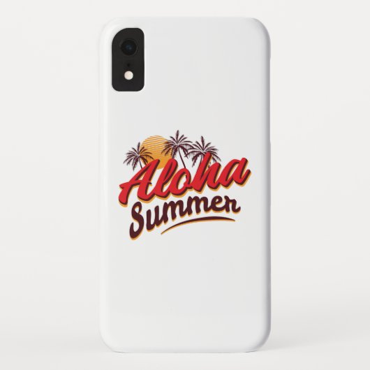 Aloha Zomer Case-Mate iPhone Case (Achterkant)