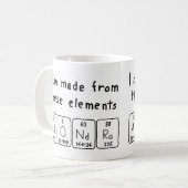 Alondra tasse de nom de table périodique (Devant gauche)