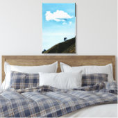 Alone Canvas Afdruk (Insitu (Slaapkamer))