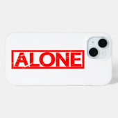 Alone Stamp Case-Mate iPhone Case (Achterkant (horizontaal))