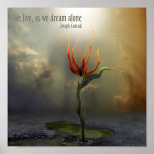 Alone   Surreal Digital Art Poster