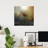 Alone | Surreal Digital Art Poster (Thuiskantoor)