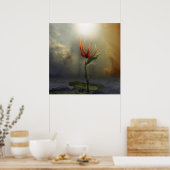 Alone | Surreal Digital Art Poster (Keuken)