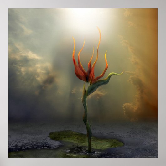 Alone | Surreal Digital Art Poster (Voorkant)