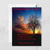 Alone Tree Briefkaart (Voorkant / Achterkant)