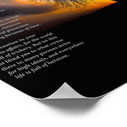 Alone Tree Poster (Hoek)