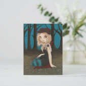 Along kwam een spin - briefkaart (Staand voorkant)