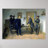 Alonzo Chappel Lee Surrendering to Grant Poster (Voorkant)