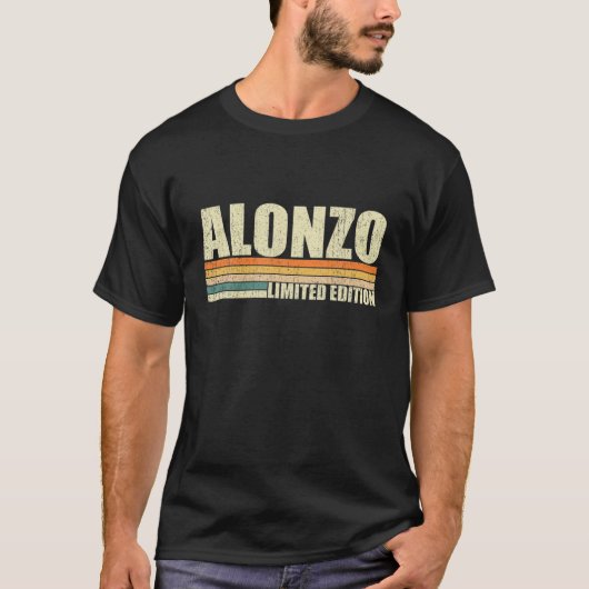 Alonzo Gift Name Personalized Funny Retro  T-shirt (Voorkant)