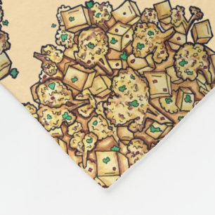 Aloo Gobi aardappelen Bloemkool Indische keuken Fleece Deken