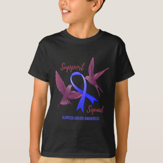Alopecia Areata Bewustzijn Steun Squad Warrior 1 T-shirt