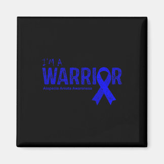 Alopecia Areata Bewustzijn Warrior Magneet