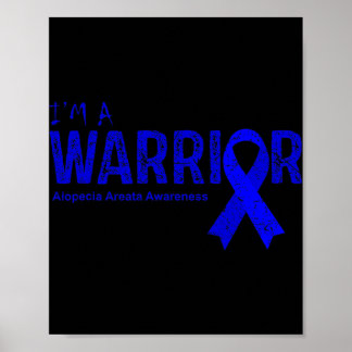 Alopecia Areata Bewustzijn Warrior Poster