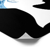 Alopecia Areata Gift - Bewustzijn van haarverlies Poster (Hoek)