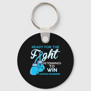 Alopecia Awareness Blue Butterfly Sleutelhanger