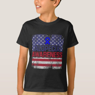 Alopecia Awareness Haaruitval Warrior gevechten Ov T-shirt