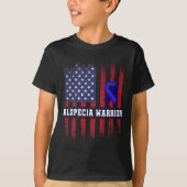 Alopecia Awareness Haarverlies Warrior Choice Surv T-shirt (Voorkant)