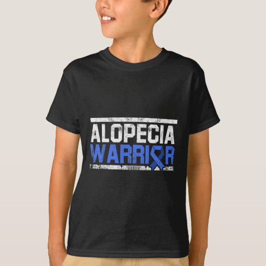 Alopecia Awareness Haarverlies Warrior Tool Flag S T-shirt (Voorkant)