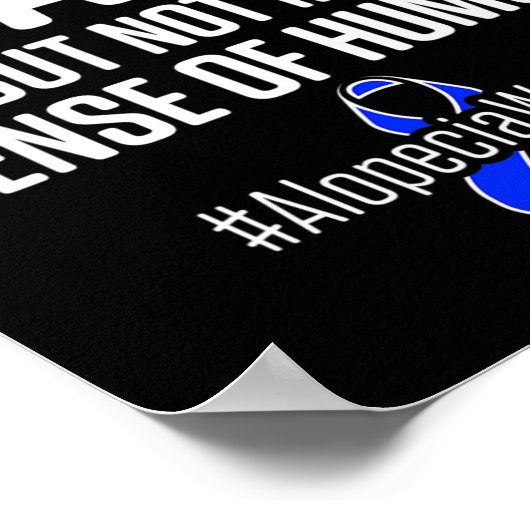 Alopecia Awareness Hair Loss Warrior Humor Survivo Poster (Hoek)