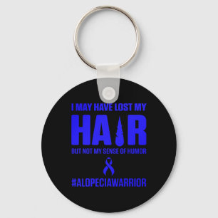 Alopecia Awareness Hair Loss Warrior Survivor Sleutelhanger