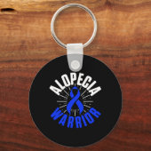 Alopecia Awareness Hair Loss Warrior Therapeutic S Sleutelhanger (Voorkant)