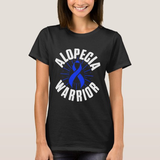 Alopecia Awareness Hair Loss Warrior Therapeutic S T-shirt (Voorkant)