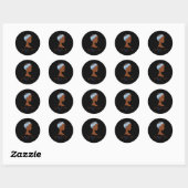 Alopecia Bewustzijn 12 Ronde Sticker (Vel)