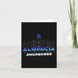 Alopecia Bewustzijn Haarverlies Krijger Winnende O Kaart