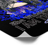 Alopecia bewustzijn ik ben het storm meisje vlinde poster (Hoek)