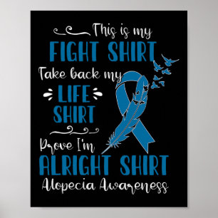 Alopecia Bewustzijn Mijn gevecht Poster
