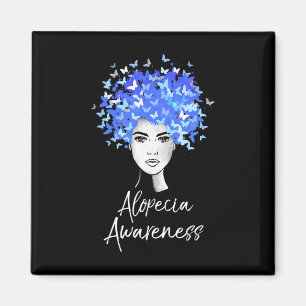 Alopecia Bewustzijn Vlinders Cadeau Magneet