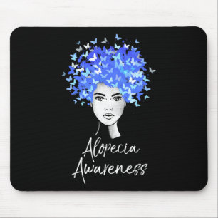 Alopecia Bewustzijn Vlinders Cadeau Muismat