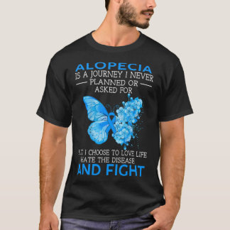 Alopecia Is Een Reis Die Ik Nooit Had Gepland Vlin T-shirt