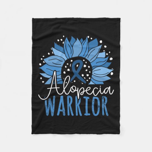 Alopecia Warrior1 Fleece Deken (Voorkant)