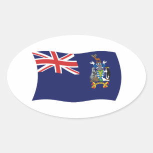 Alors Autocollant du drapeau de Géorgie et de Sand