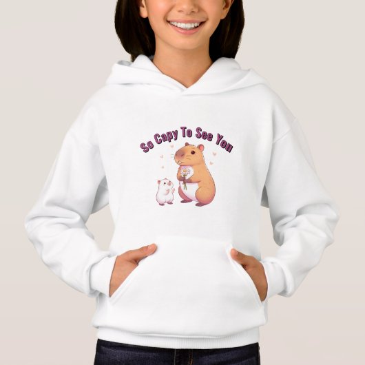 Alors Capable De Vous Voir - Cute Capybara Art (Devant)