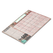 Alors Dieu Faites Un Bloc-Notes Pour Le Calendrier (Incliné)