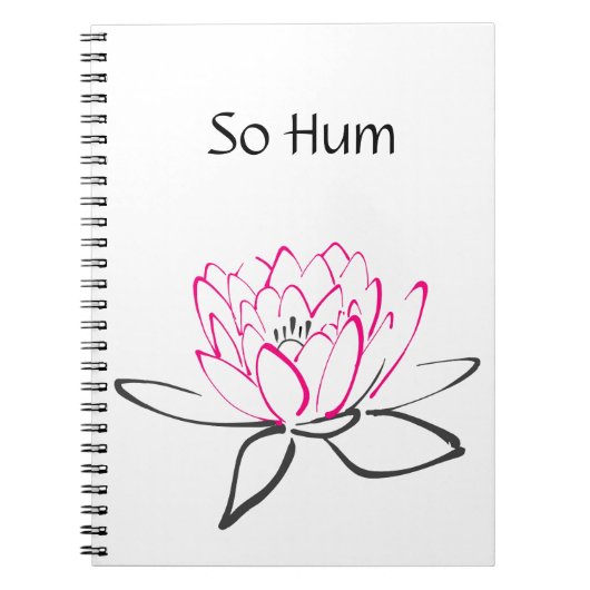 Alors Hum Pink Black Lotus Journal (Devant)