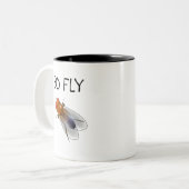 Alors mouche Drosophila mug (Devant gauche)
