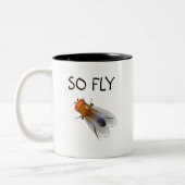 Alors mouche Drosophila mug (Gauche)