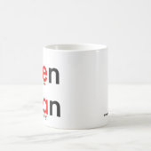 Alors que les cadeaux ringards de Noël de tasse de (Centre)