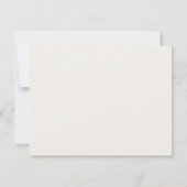 Alors que nous commençons Simple carte de rappel d (Dos)