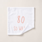 Alors quelle aquarelle Flower Positive 80e anniver (Gant de toilette)