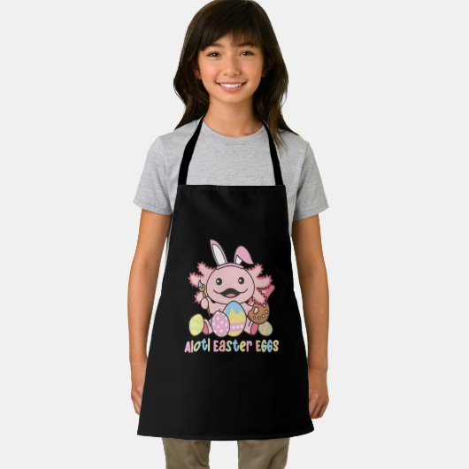 Alotl Paaseieren Axolotl Easter met pun Schort (Insitu)